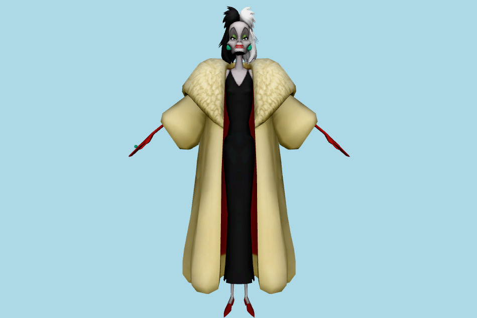Cruella De Vil 3d model