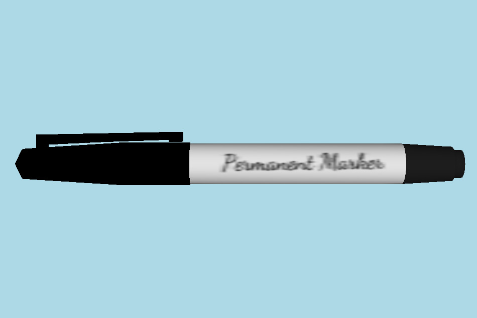 Whiteboard Pen 3d model