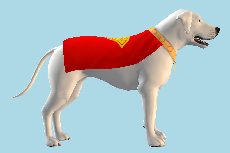Krypto Superman`s Dog 3d model