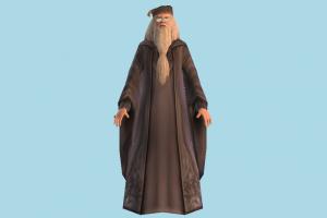 Albus Dumbledore priest, clergyman, minister, sheikh, khoury, old-man, aged, man, old, male, people, human, character