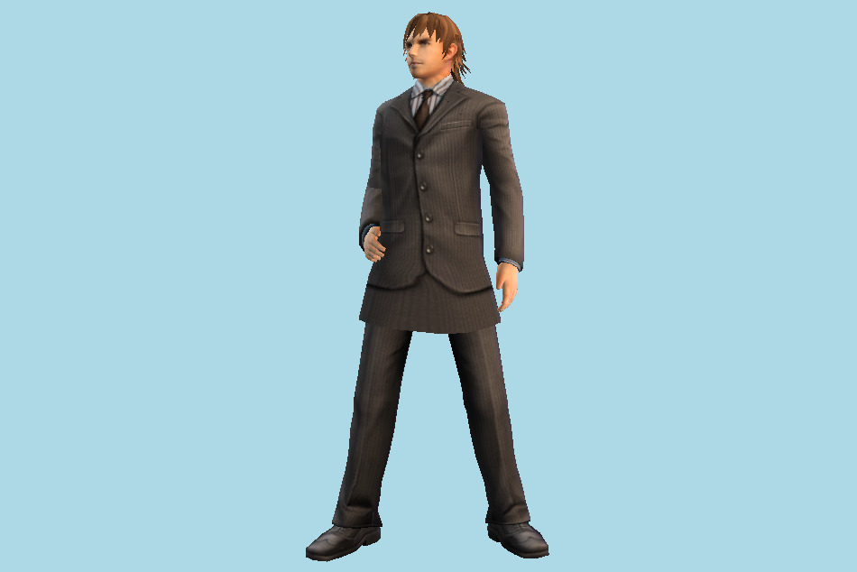 Man with Jacket 3d model