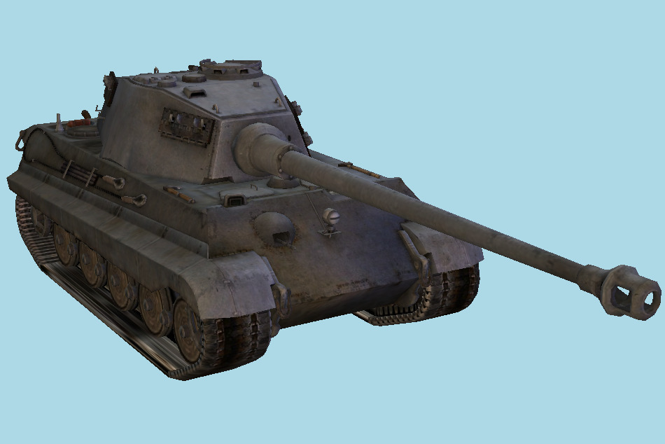 Tiger II Heavy Tank 3d model