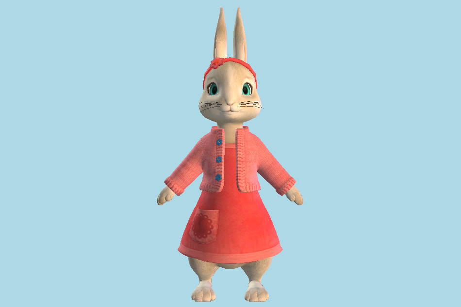 Peter Rabbit - Lili 3d model