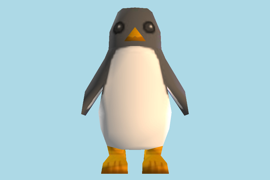 Penguins 3d model