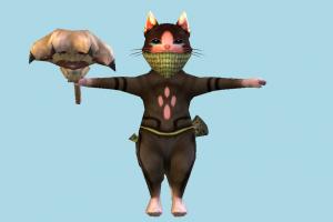 Melynx Cat cat, fox, animal-character, character, cartoon