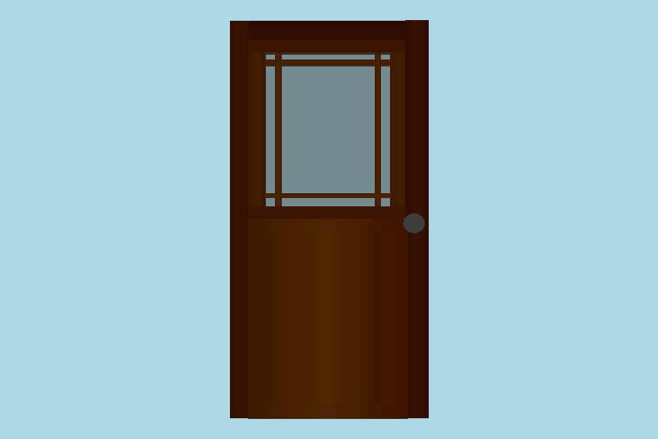 Fancy Door 3d model