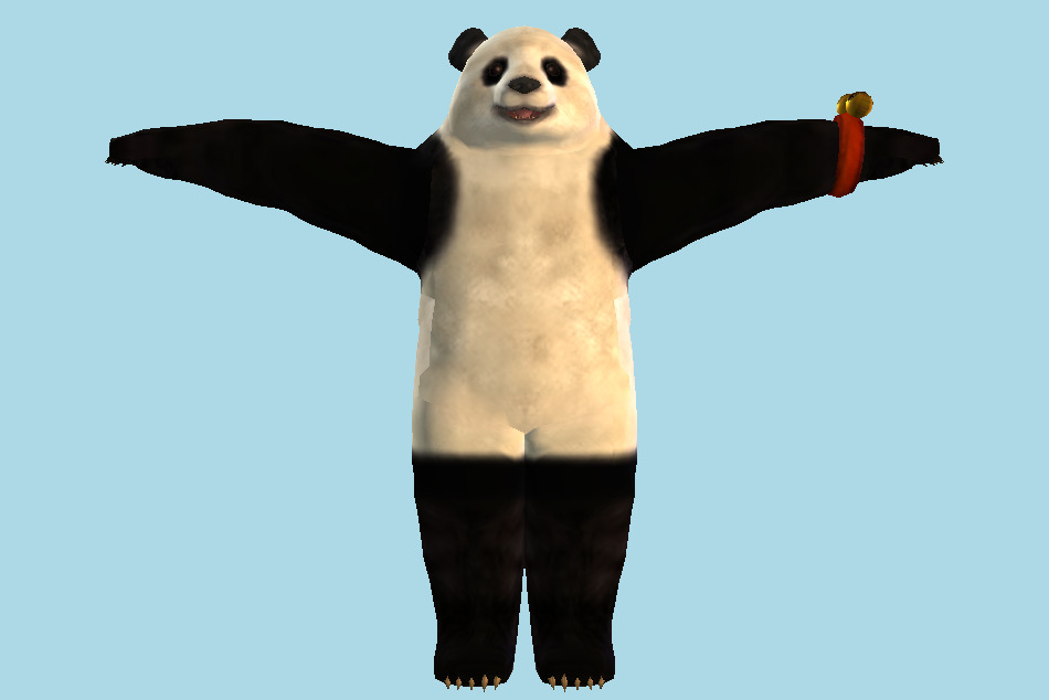 Tekken Tag Tournament Kuma Panda 3d model