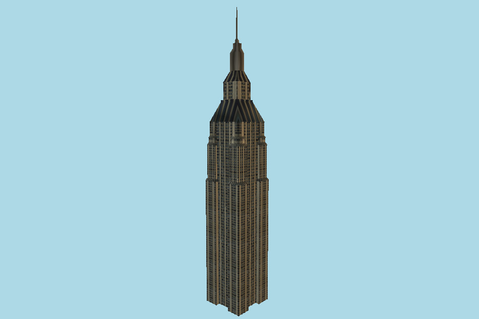 Skyscraper Front 3d model