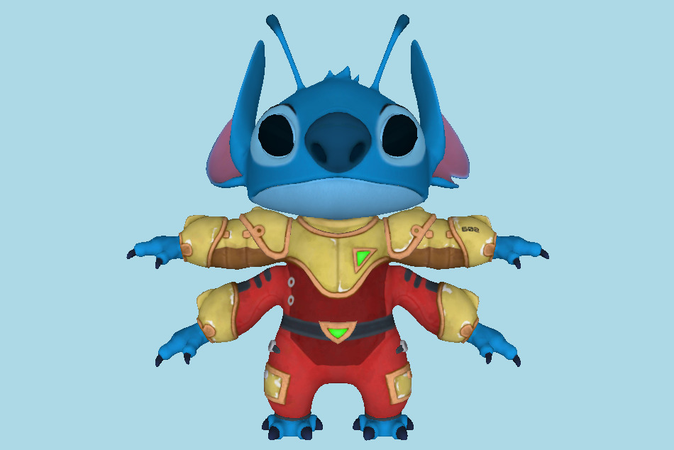 Disney Mirroverse Stitch 3d model