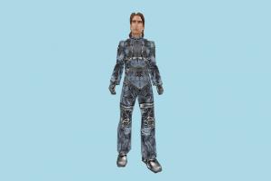 Hunter mdl, hlmdl, halflife, characters, animated