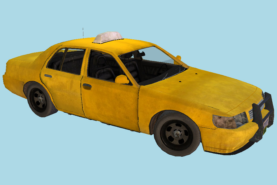 Taxi 3d model