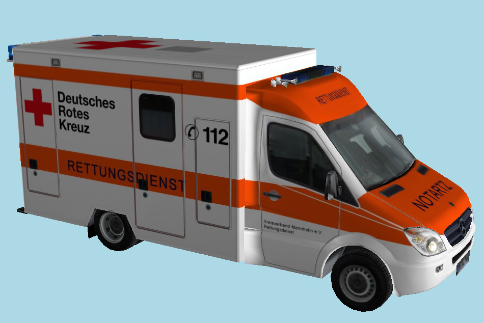 Mercedes-Benz Sprinter Medical Van 3d model