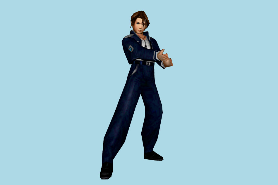 Final Fantasy VIII - Squall Leonhart 3d model