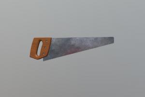 Hand Saw saw, other, woodworking, prop, vintage, sharp, tool, carpenter, carpentry, handsaw, lowpoly, wood, hand, industrial, blade, gameready, antiwque