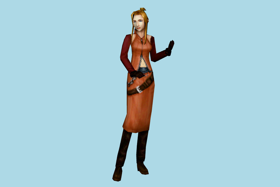 Final Fantasy VIII - Quistis Trepe 3d model