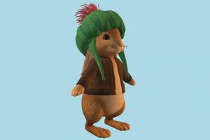 Benjamin rabbit, bunny, animal-character, character, cartoon, toony