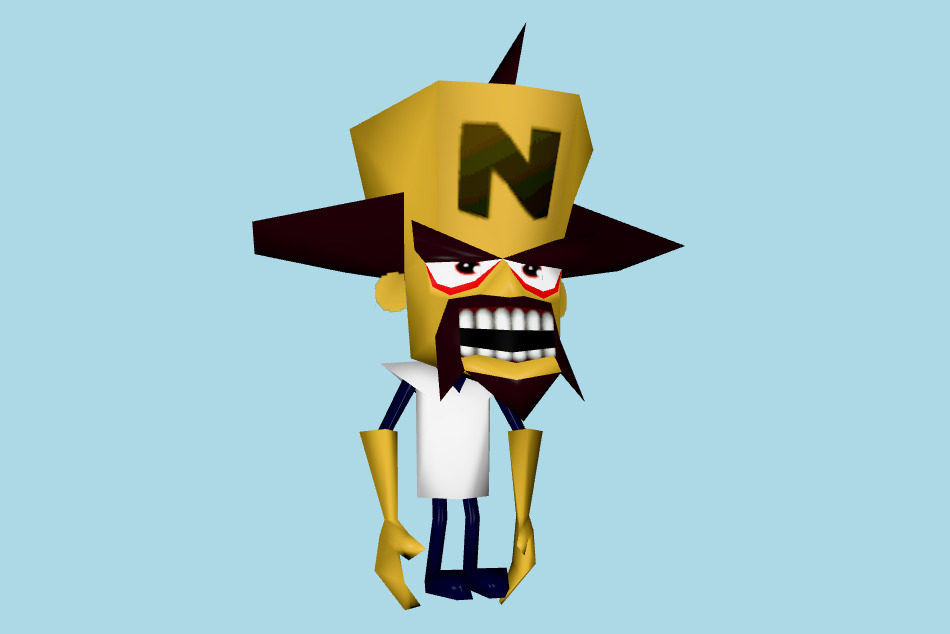 Crash Bandicoot - Dr. Neo Cortex 3d model