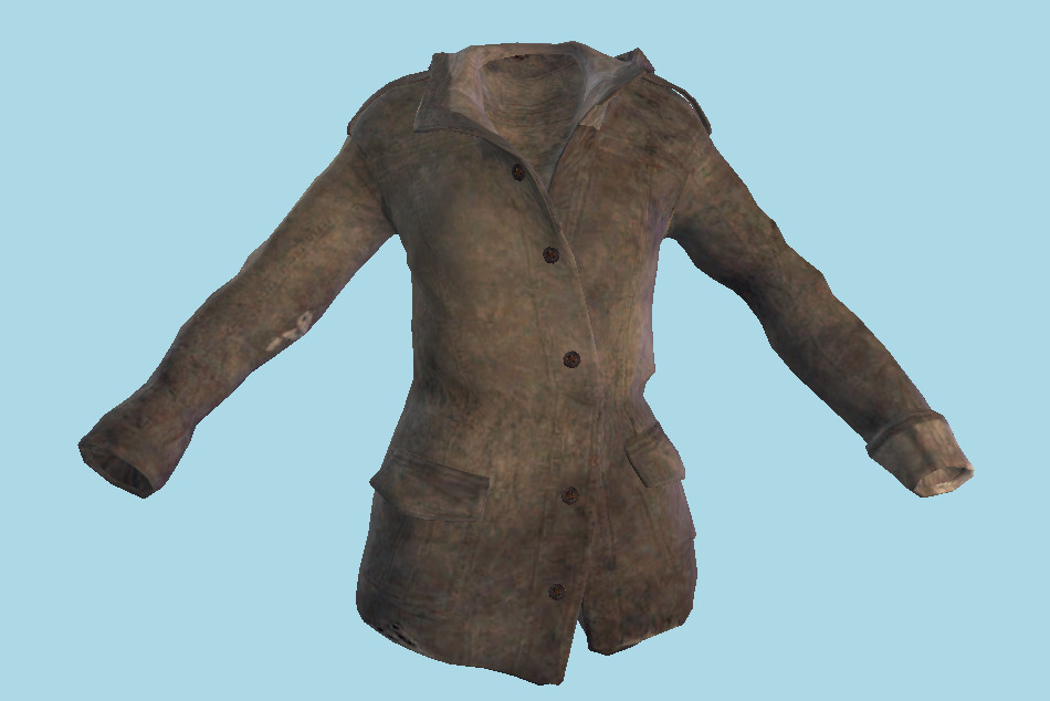 Lara Craft Jacket 3d model