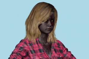 RE Becca Resident-Evil, RE, resident, evil, zombie, female, girl, woman, people, xna, characters, rigged