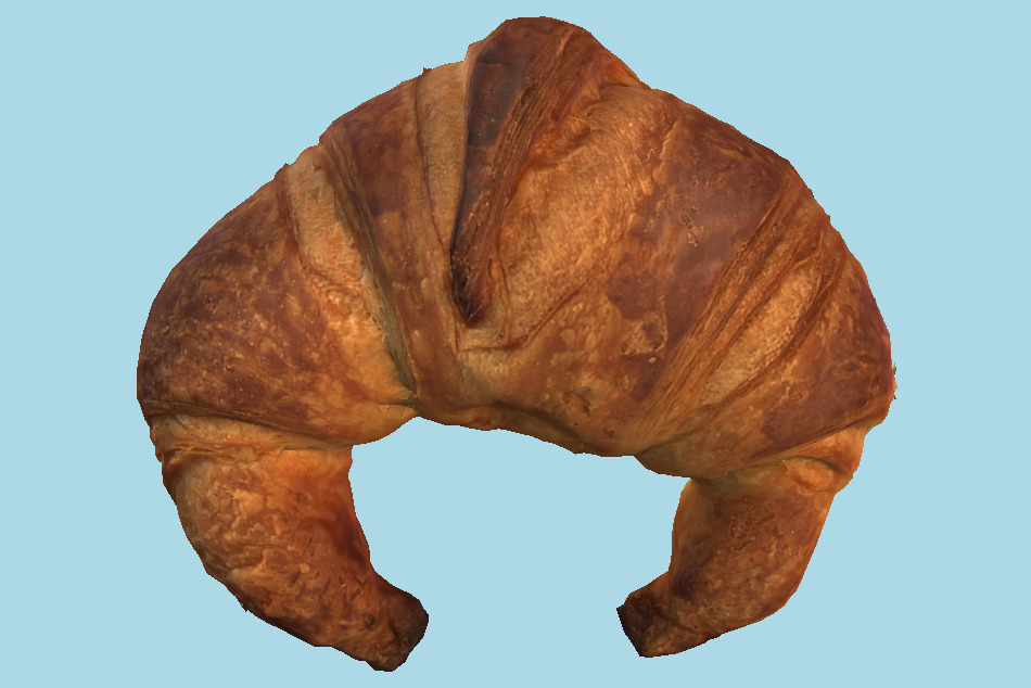Croissant Ordinaire 3d model