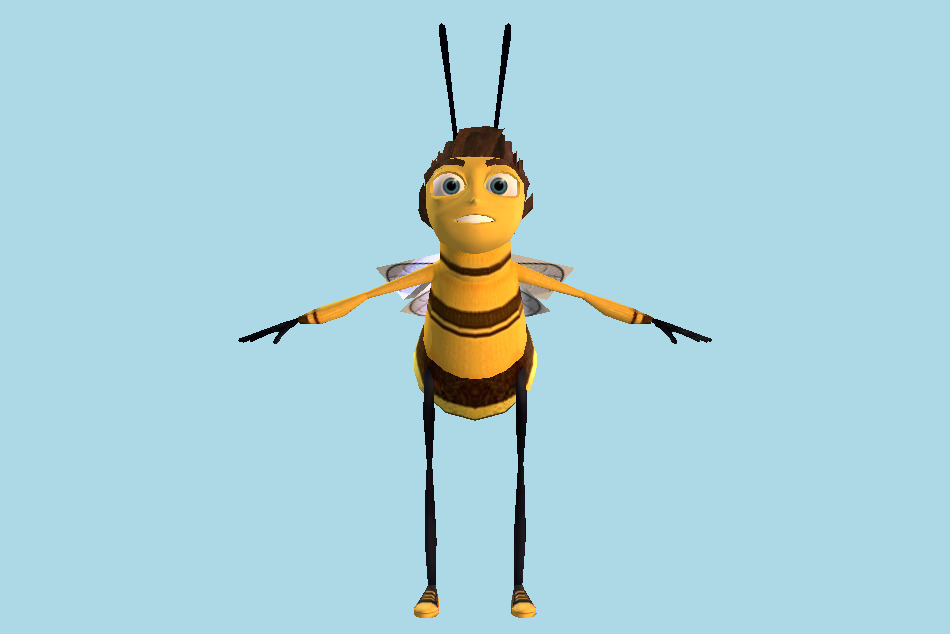 Bee Movie Game Bee Barry B. Benson 3d model