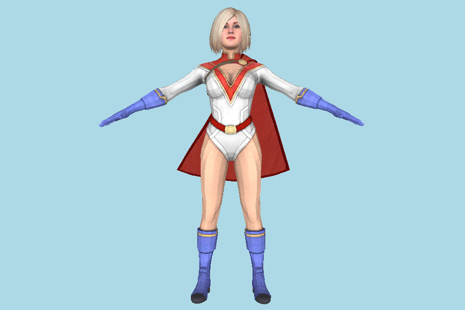 Injustice 2 - Power Girl 3d model