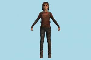 Ellie Wet ellie, tlou, the_last_of_us, girl, female, woman, lady, people, human, character, teen, teenager, young, cute