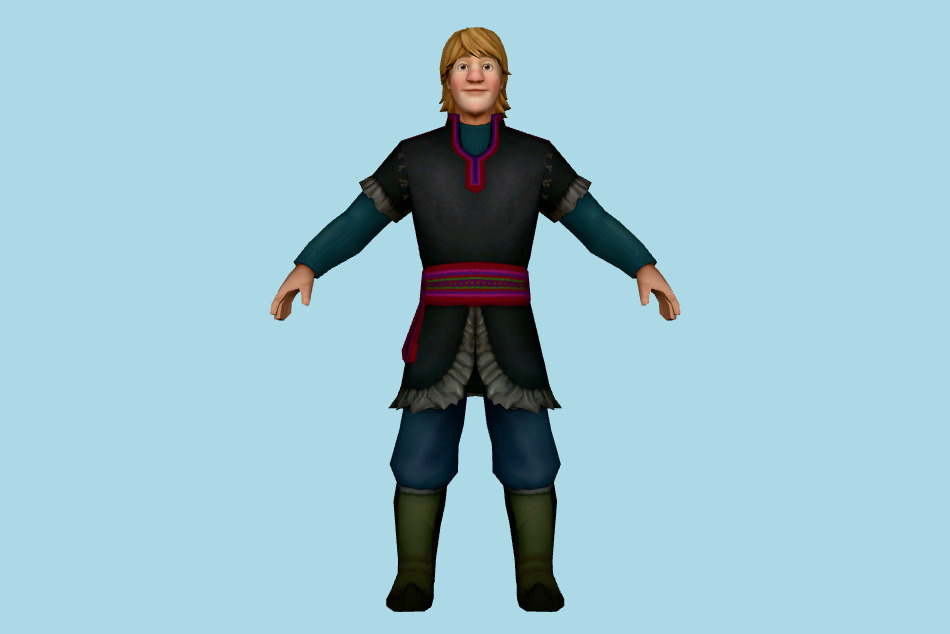 Kristoff 3d model