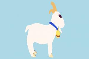 Yukio sheep, goat, animal, animals, cartoon