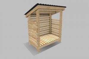 Modern Firewood Shed fireplace, wooden, exterior, roof, shed, furniture, barn, farm, stack, woodcutter, woodpile, wood, container