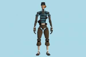 Robot Scout robot, human, character, cartoon