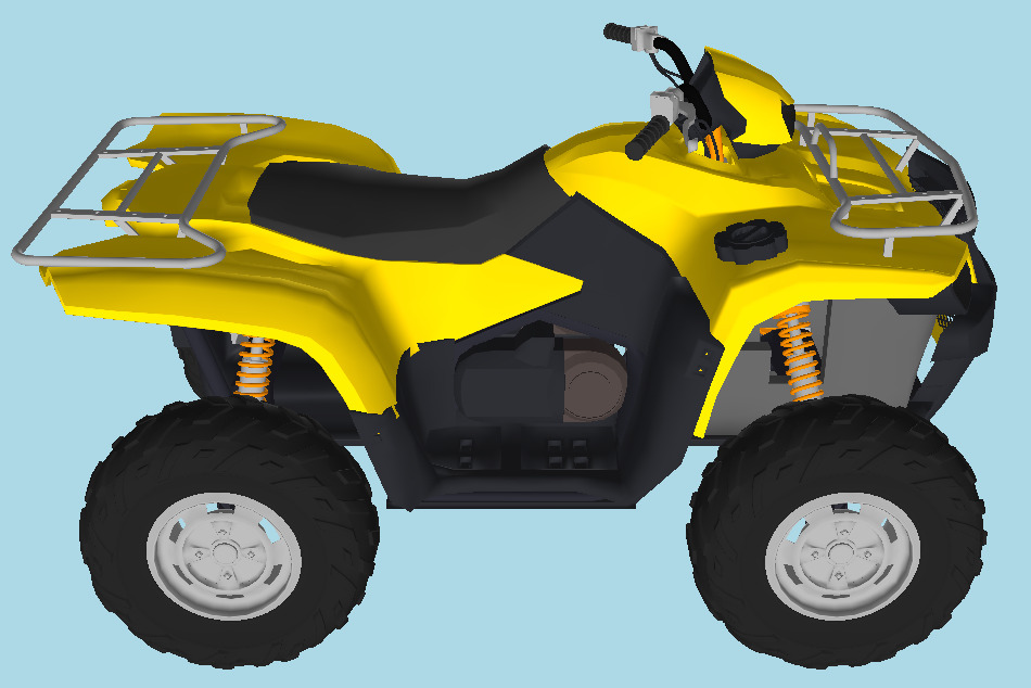 Motorcycle ATV Bike 3d model