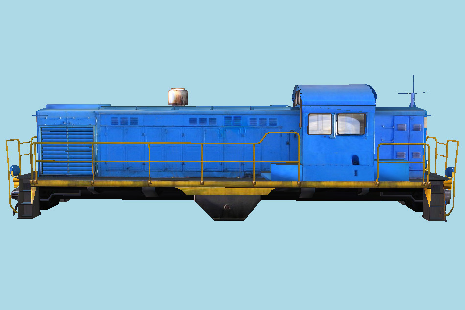 Locomotive TGM3 3d model