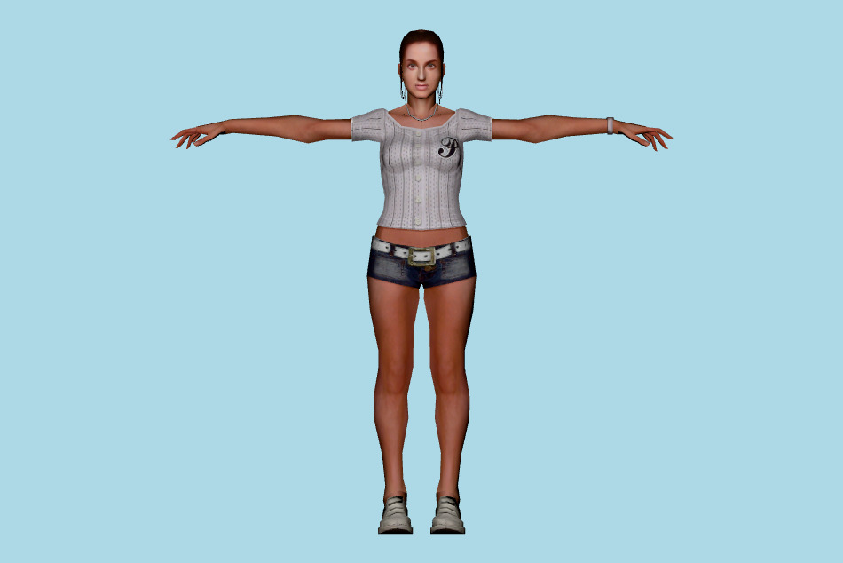 Girl 3d model
