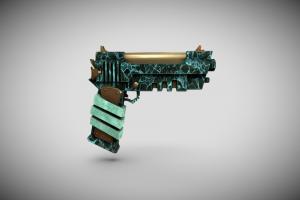 -Pistola Low (Shattered Clemency)- pistol, game, weapons