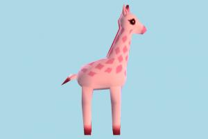 Giraffe giraffe, animal, animals, cartoon, lowpoly, toy