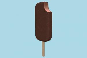 Ice Cream ice-cream, chocolate, cream, ice, stick, food, wooden, gelato, bitten, dessert, sweets, summer