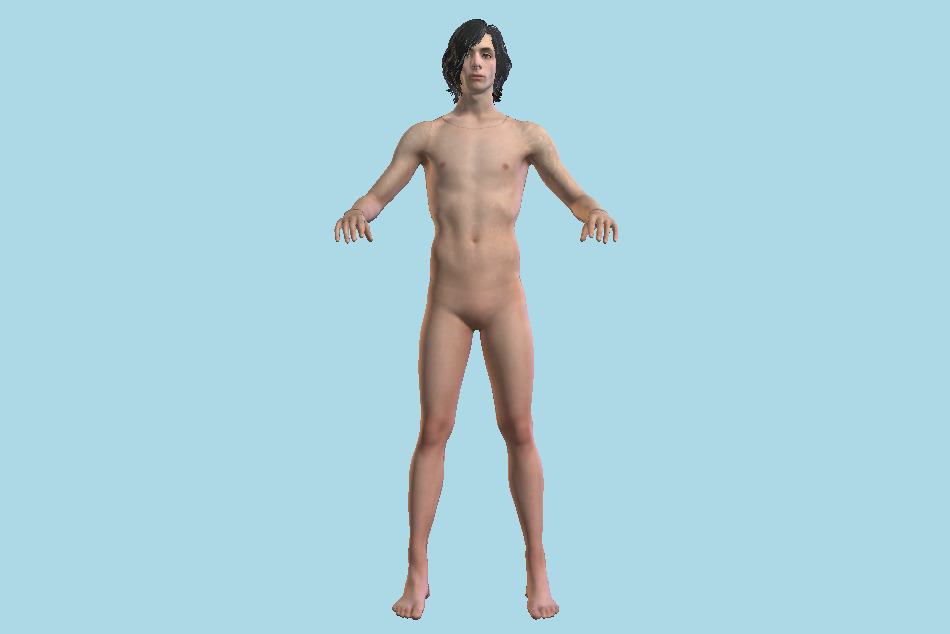 Naked 3d model