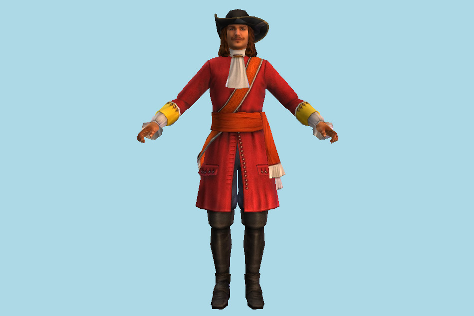 Morgan Pirate 3d model