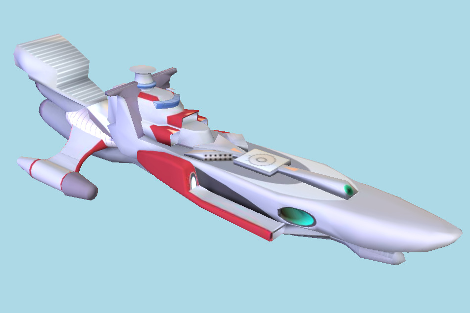Spaceship Toy 3d model