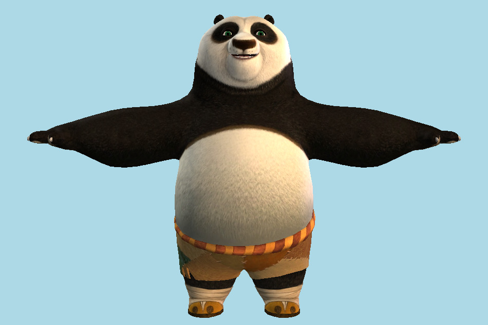 Kung-Fu Panda 3d model