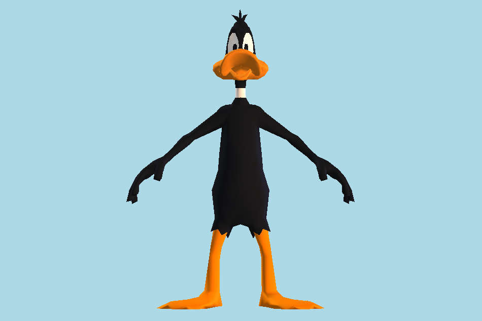 Looney Tunes Daffy Duck 3d model