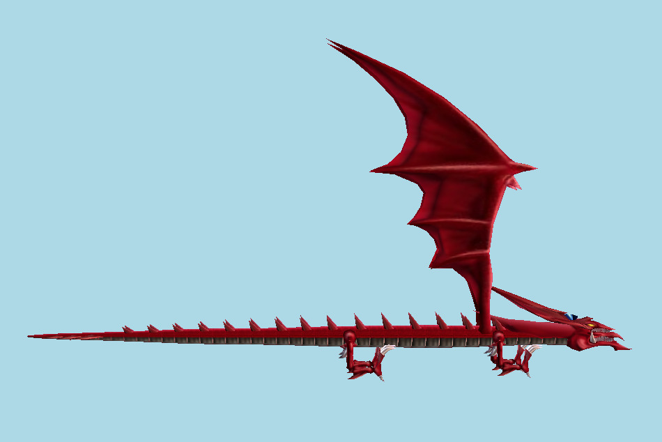 Yu-Gi-Oh!: The Falsebound Kingdom Slifer The Sky Dragon 3d model