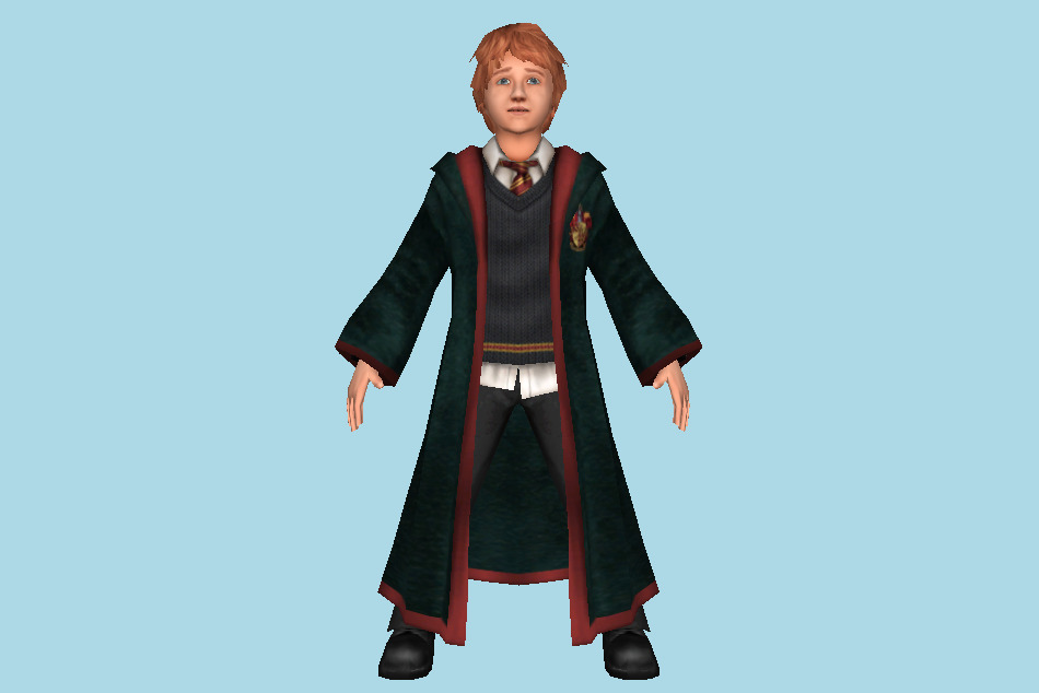 Ron Weasley 3d model