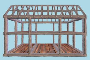 Barn Frame barn, farm, warehouse, frame, storage, town, country, build, structure