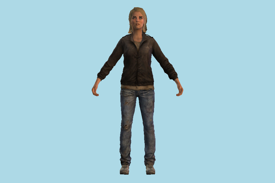 The Last Of Us - TLOU Maria Girl 3d model