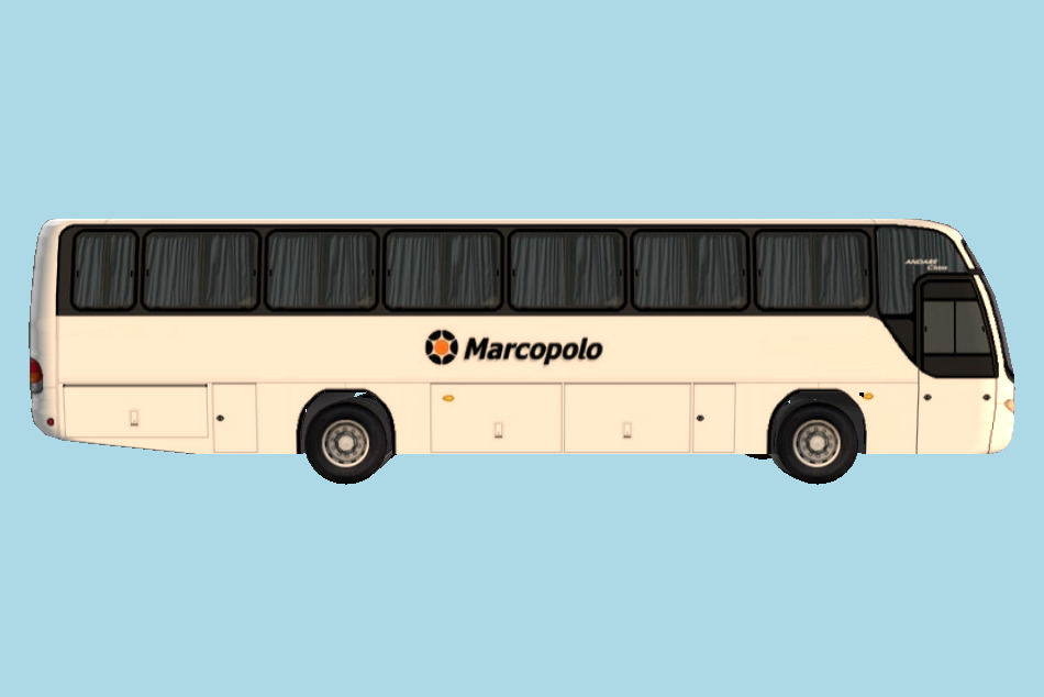 Marcopolo Andare Class Bus 3d model
