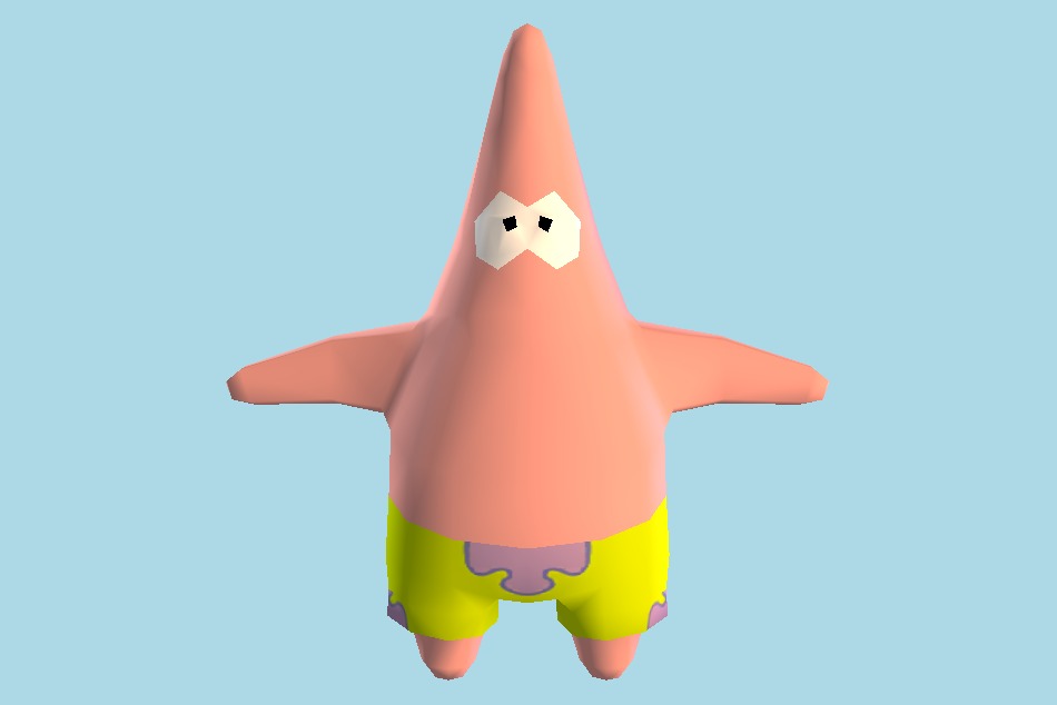 Patrick Star SpongeBob 3d model