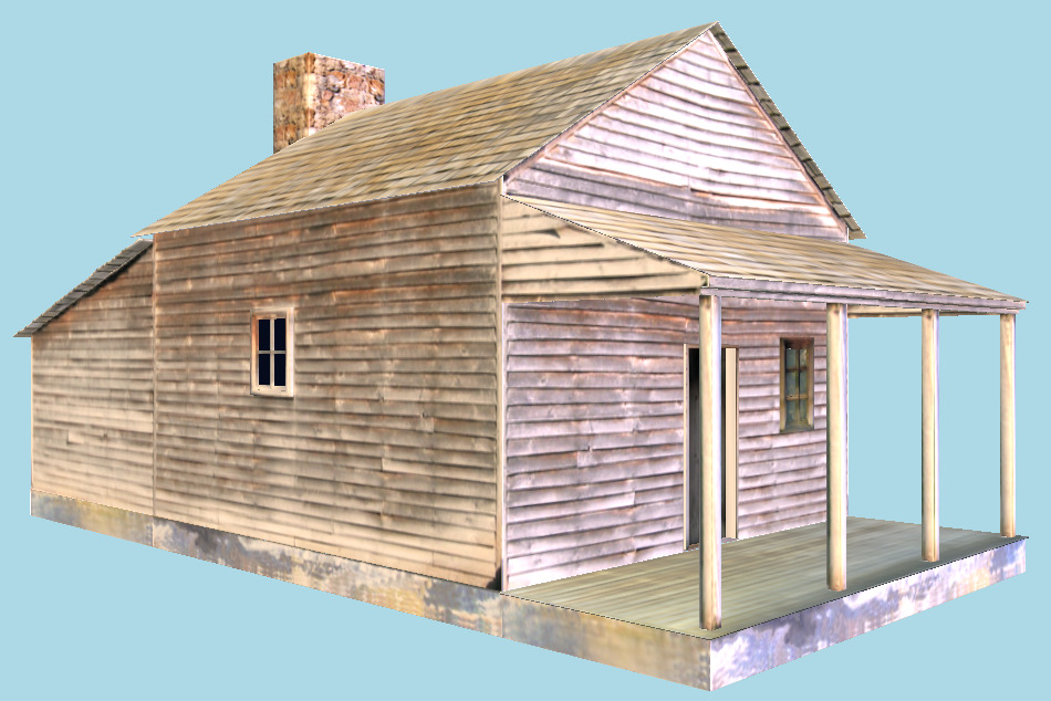 Lincoln Berry Store 3d model