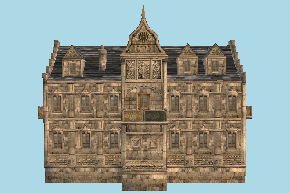 Palace Building 3d model